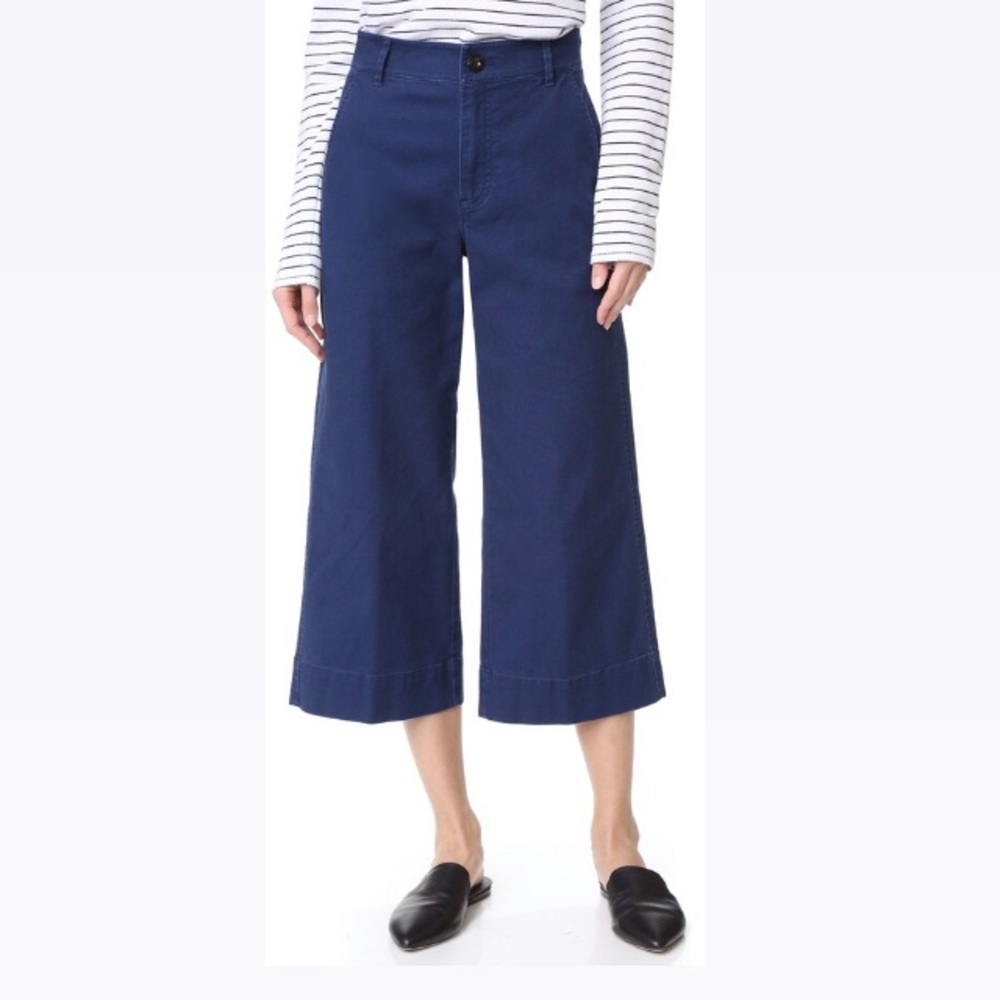 Madewell Langford Wide Leg Crop Pants Retro Indigo